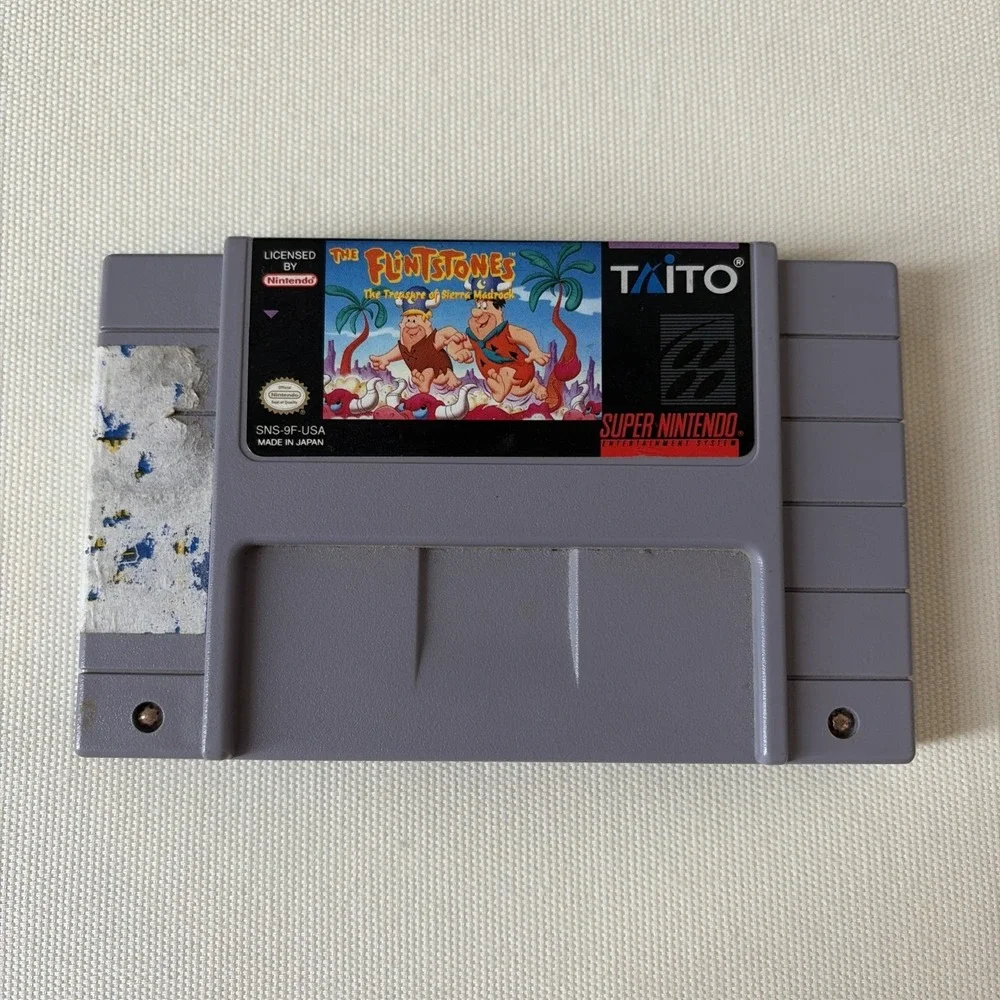 The Flintstones: The Treasure of Sierra Madrock (SNES) Loose Cart Tested Working